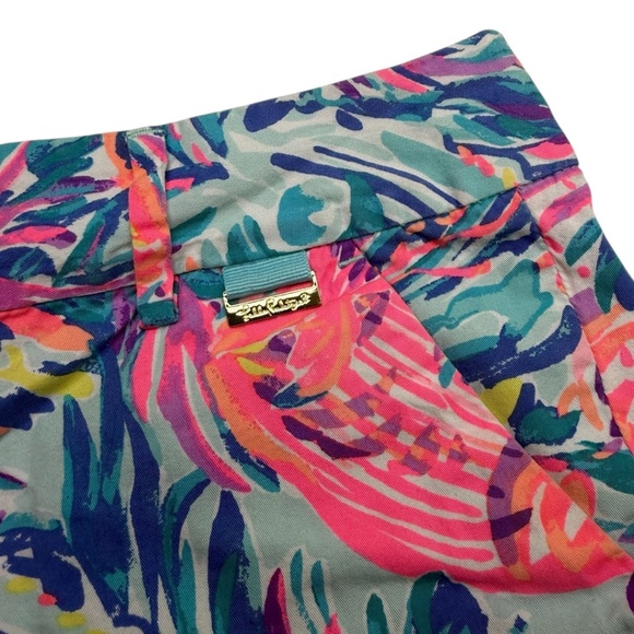 Lilly Pulitzer 5" Callan Shorts Seas The Day - Picture 10 of 15